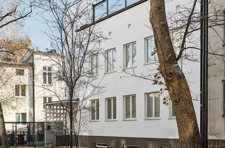 The house on Leopold Lis Kula Street in the Old Żoliborz district of Warsaw.