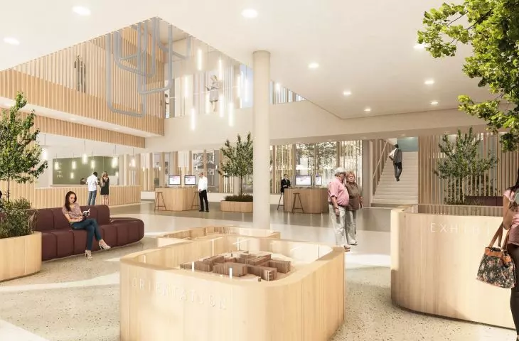 Klinika psychiatryczna w Tampere  — wizualizacja