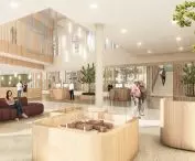 Klinika psychiatryczna w Tampere  — wizualizacja