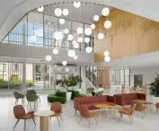 Klinika psychiatryczna w Tampere  — widok wnętrza 