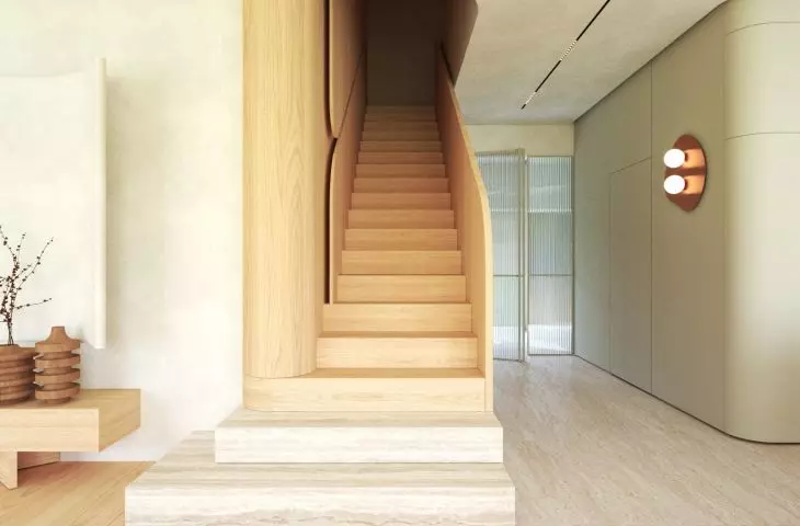 Natural materials became the foundation of the Organic House project