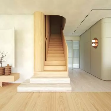 Natural materials became the foundation of the Organic House project