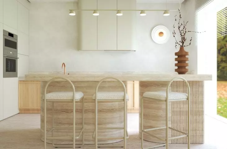 The investors were inspired by the japandi style, combining Japanese minimalism with Scandinavian functionality