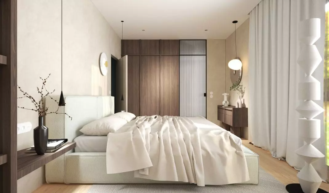 Bedroom at Organic House in Krakow
