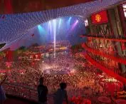 Norman Foster wanted the new Manchester United stadium to be an open space sheltered by a roof
