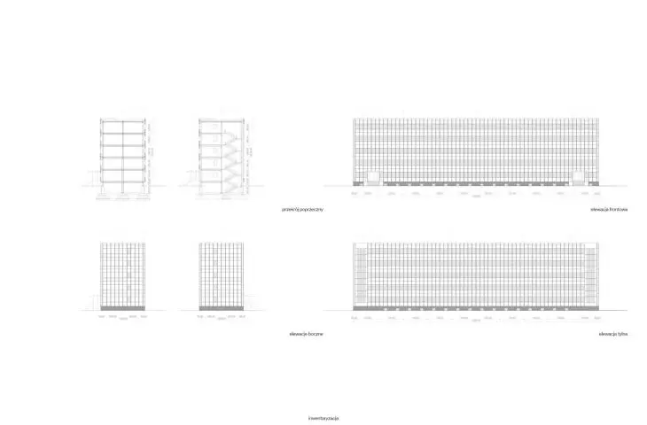 inventory: cross sections and elevations