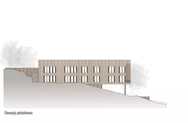 south elevation