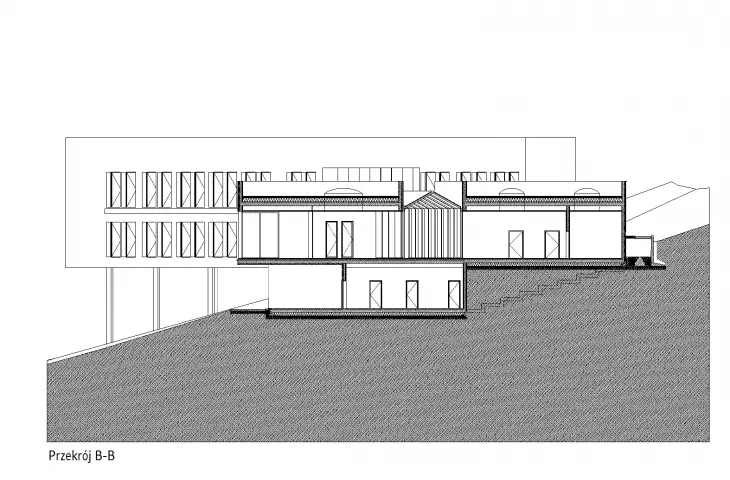 B-B section