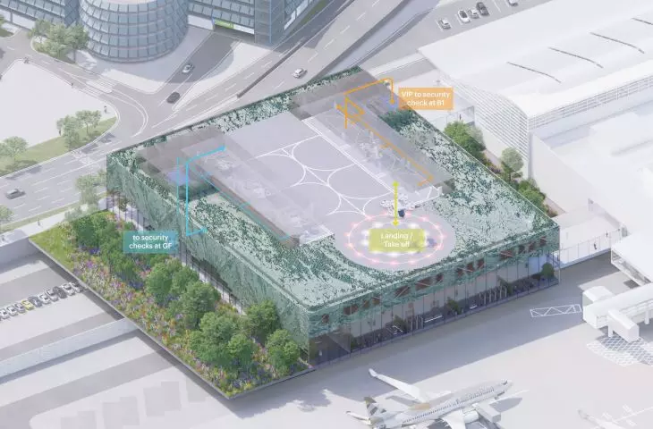 Expansion of Václav Havel Airport in Prague - visualization of the facility 