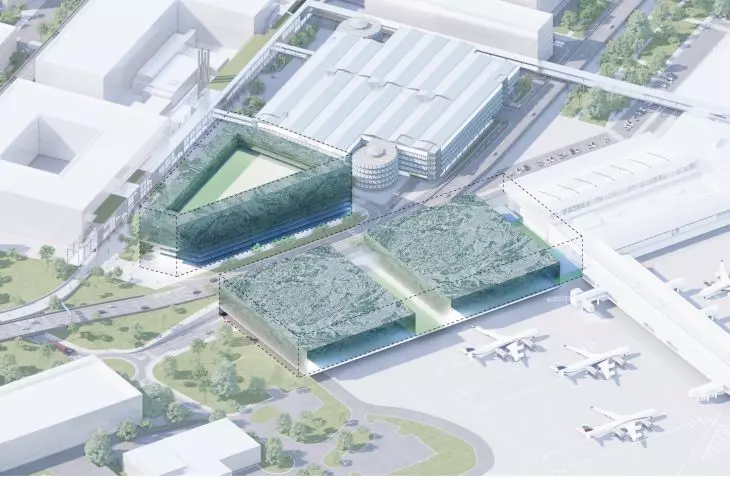 Expansion of Václav Havel Airport in Prague - project visualization 