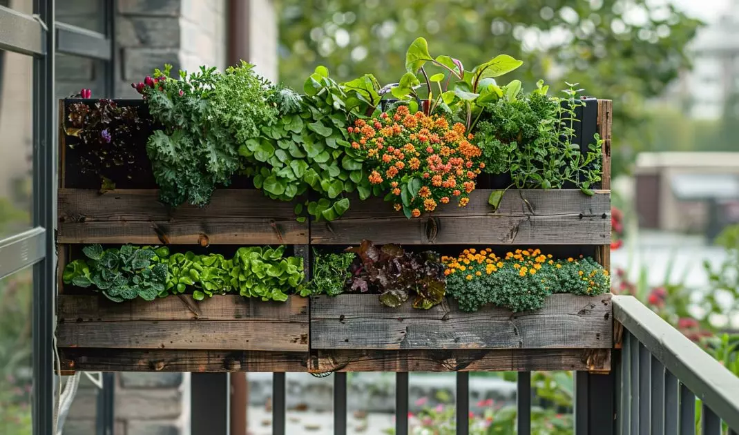 Urban garden is a great solution if you do not have your own piece of greenery