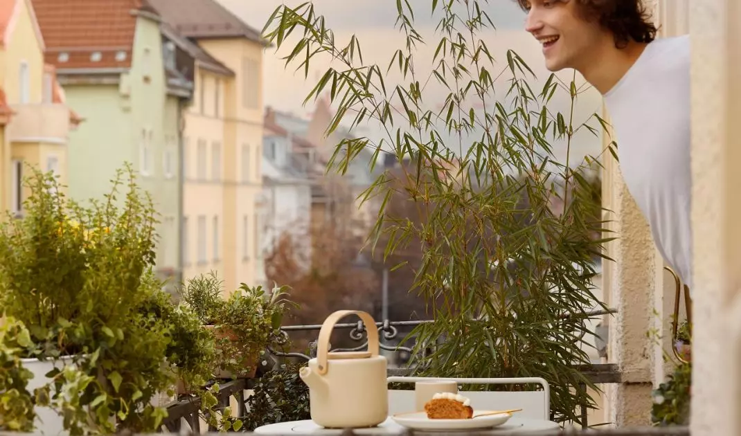 Urban balcony garden will help you reduce stress