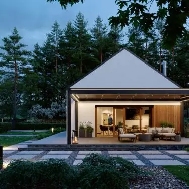 Among other things, the pergola can be equipped with lighting