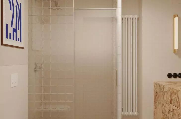 Bathroom of an apartment in Częstochowa