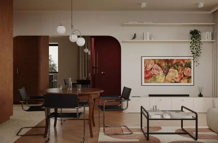 The leisure part of the apartment in Częstochowa