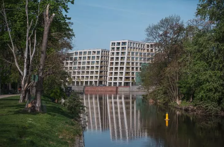 view from the Oder River