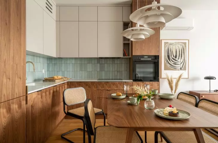 Modern vintage style apartment in Wroclaw