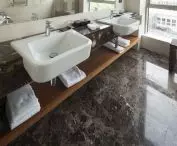 Marble bathroom