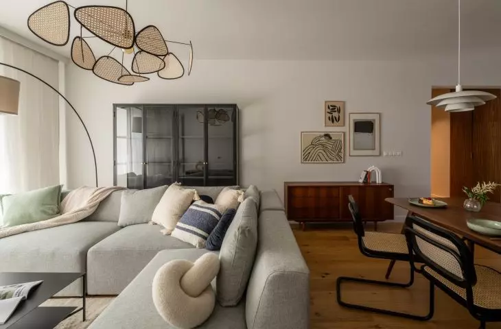 Modern vintage style apartment in Wroclaw