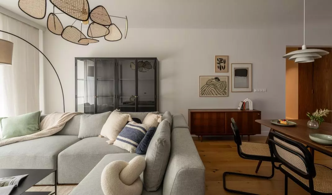 Apartament w stylu modern vintage we Wrocławiu
