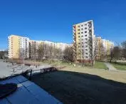 Widok na osiedle spod pomnika Żołnierza Polskiego