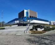 Front Biblioteki Śląskiej - widok współczesny