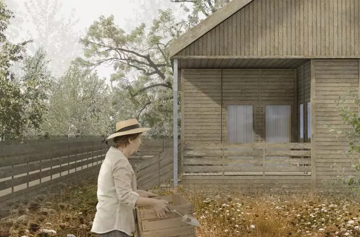 visualization of a residential building