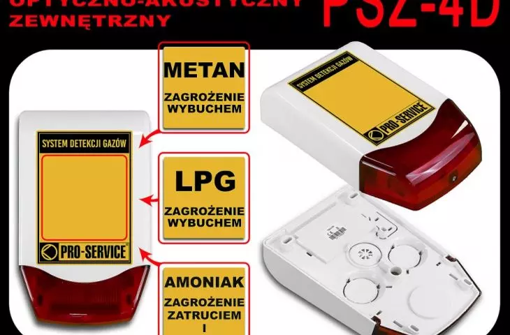 PSZ-4D external optical and acoustic signaling device