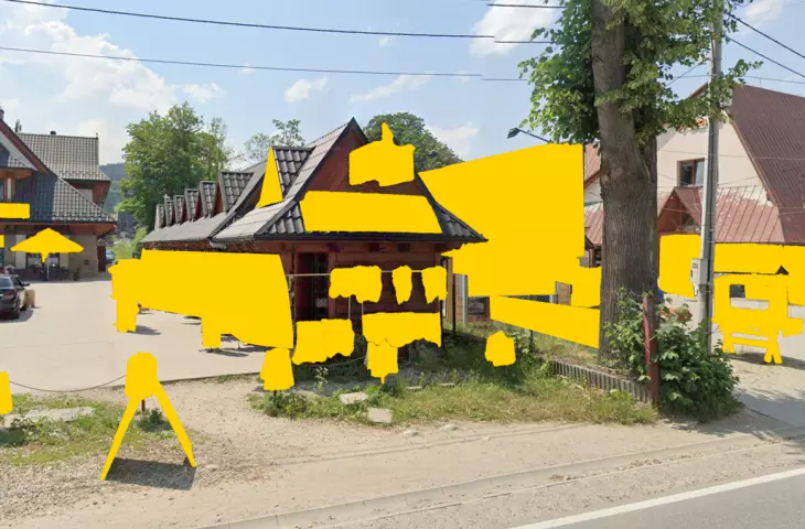 Reklamy zewnętrzne wymazane z przestrzeni publicznej - Białka Tatrzańska