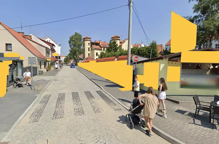 Reklamy zewnętrzne wymazane z przestrzeni publicznej - Mikołajki