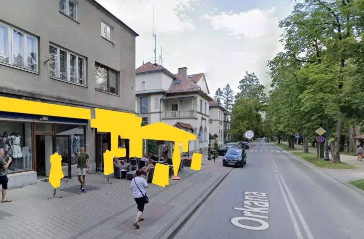 Reklamy zewnętrzne wymazane z przestrzeni publicznej - Rabka Zdrój