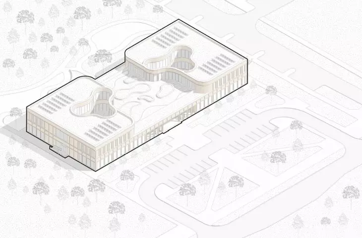 axonometry - Children's Center