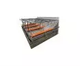 Industrial system for underfloor heating