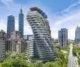 Tao Zhu Yin Yuan skyscraper in Taipei.