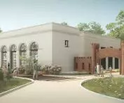 orangery in Falenty with the function of a tea house