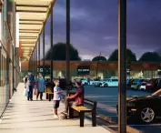 New shopping center on the site of a former steel mill in Siemianowice Slaskie