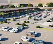New shopping center on the site of a former steel mill in Siemianowice Slaskie