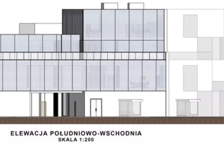 elewacja południowo-wschodnia