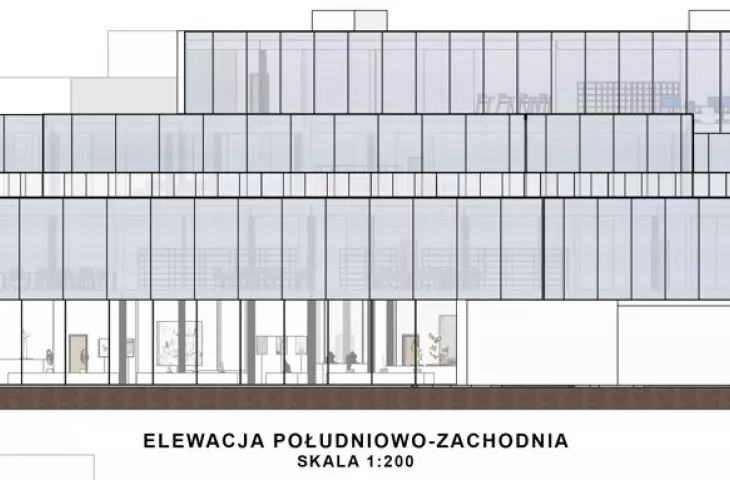 elewacja południowo-zachodnia