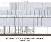 elewacja południowo-zachodnia