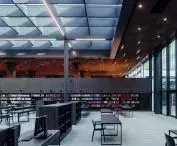interiors of the National Library in Warsaw