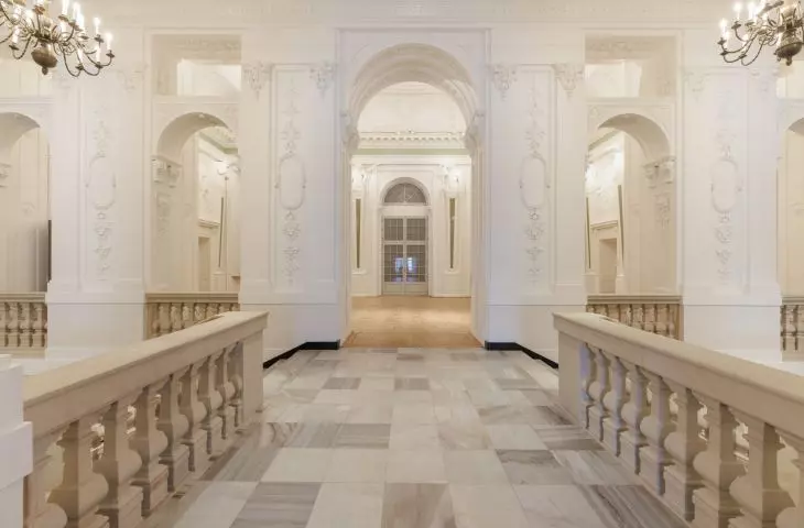 interiors of the Palace of the Republic in Warsaw