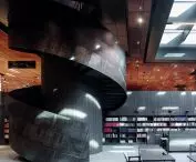 interiors of the National Library in Warsaw