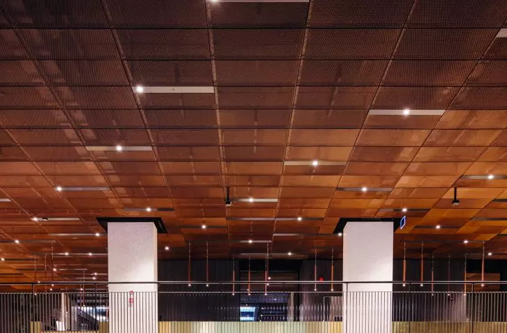 interiors of the National Library in Warsaw