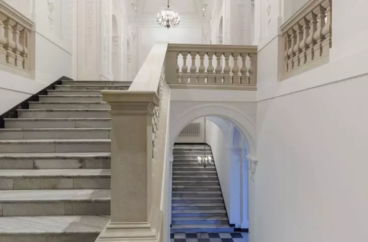 interiors of the Palace of the Republic in Warsaw
