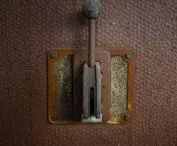 Detail of the former switchboard