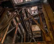 Interior of the shaft tower