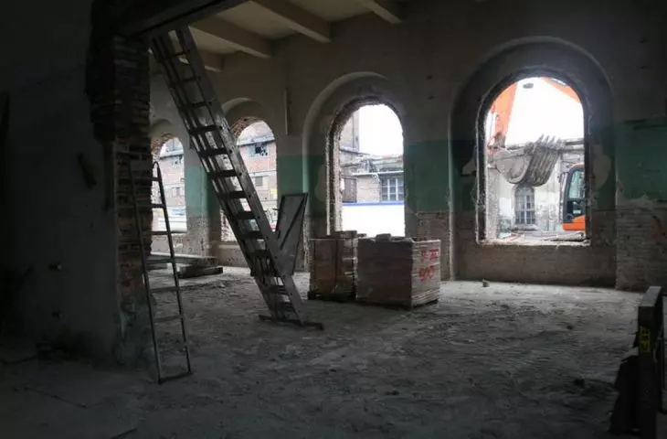 Interior of the power plant undergoing modernization