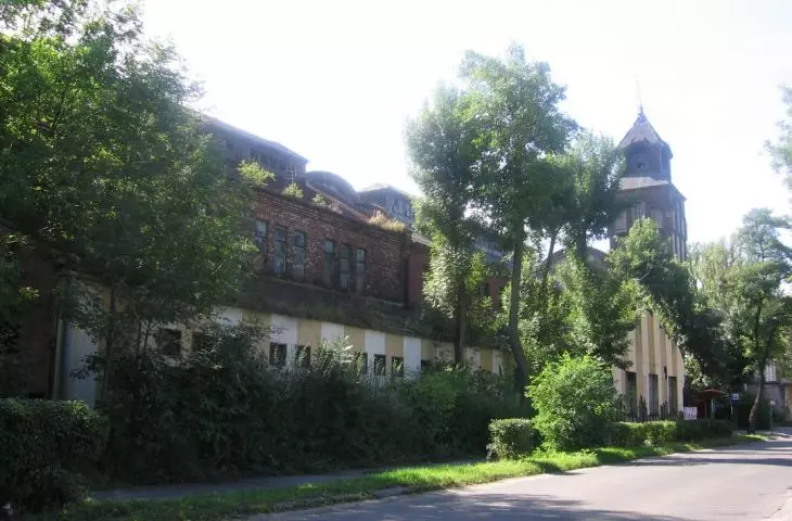 The guildhouse before reconstruction - view from Dehnel Street