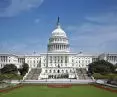 The west facade of the Capitol. 